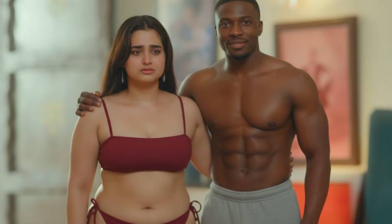 Desi school teacher aur 5 Kale habshi students 2 Desi school teacher